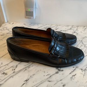 Bally Men’s Black Leather Shoes. 9 1/2 D.